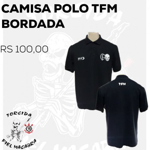 Camiseta Pólo TFM Bordada